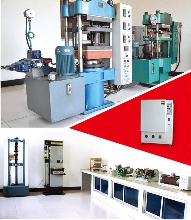 Professional laboratory testing of rubber tensile strength for ISO certified quality control