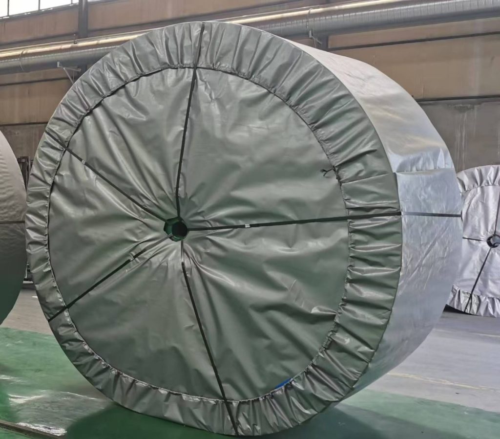 Cold resistant conveyor belt designed to maintain flexibility in extreme low temperature environments.